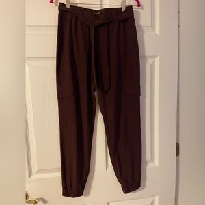 Banana Republic Burgundy Joggers